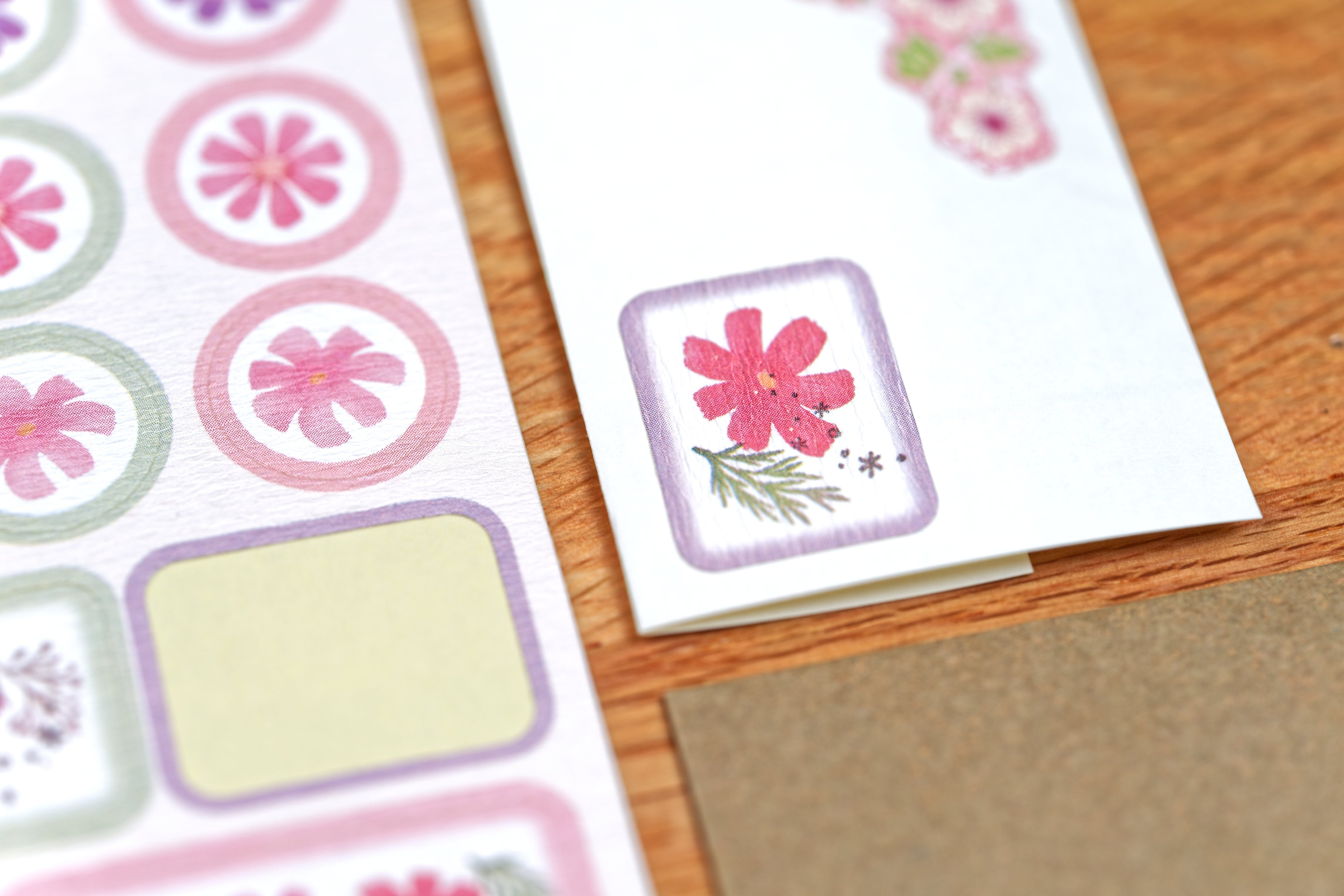 Cosmos Washi Sticker Sheet