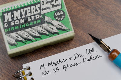 Myers #35 Brass Falcon Nib (Vintage)
