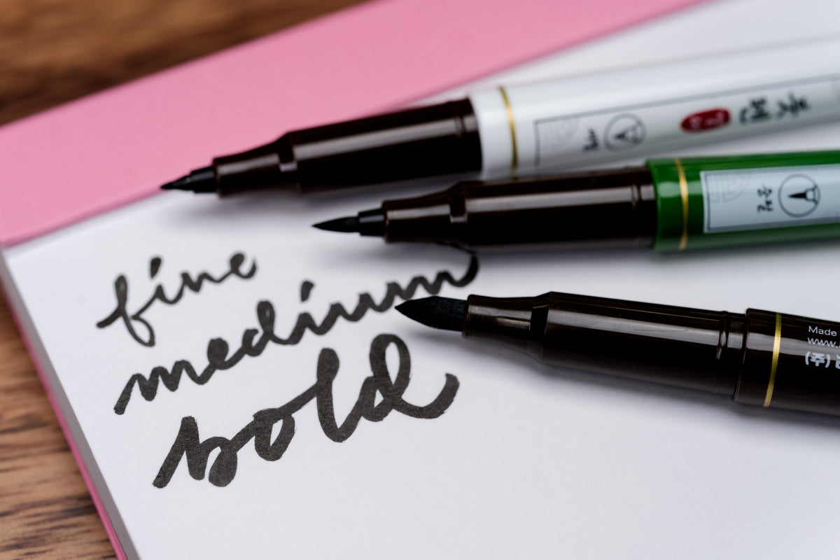 Sketching Brush Pens, Set of 3