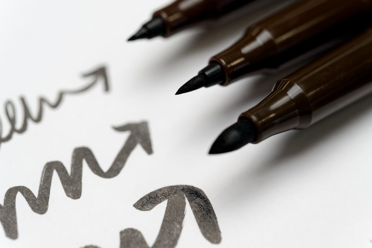 Sketching Brush Pens, Set of 3