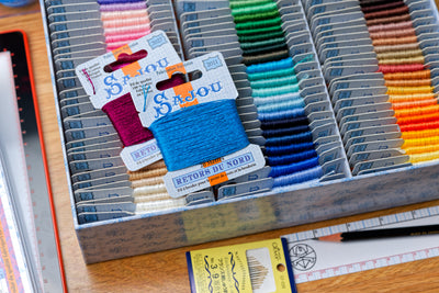 Retors du Nord Embroidery Floss, 12 Pastel Colors