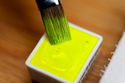 CfM Watercolor Half Pan, Fluorescent Orange