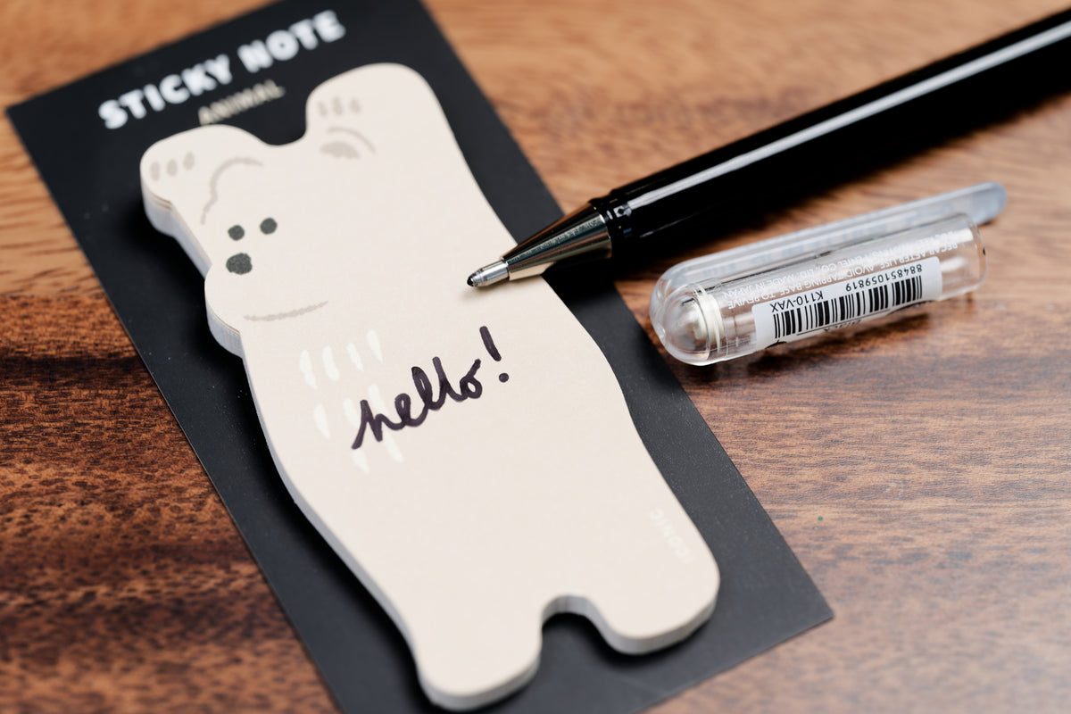 Brown Bear Sticky Notes