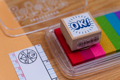 'NICE' Rubber Stamp, 1.25"