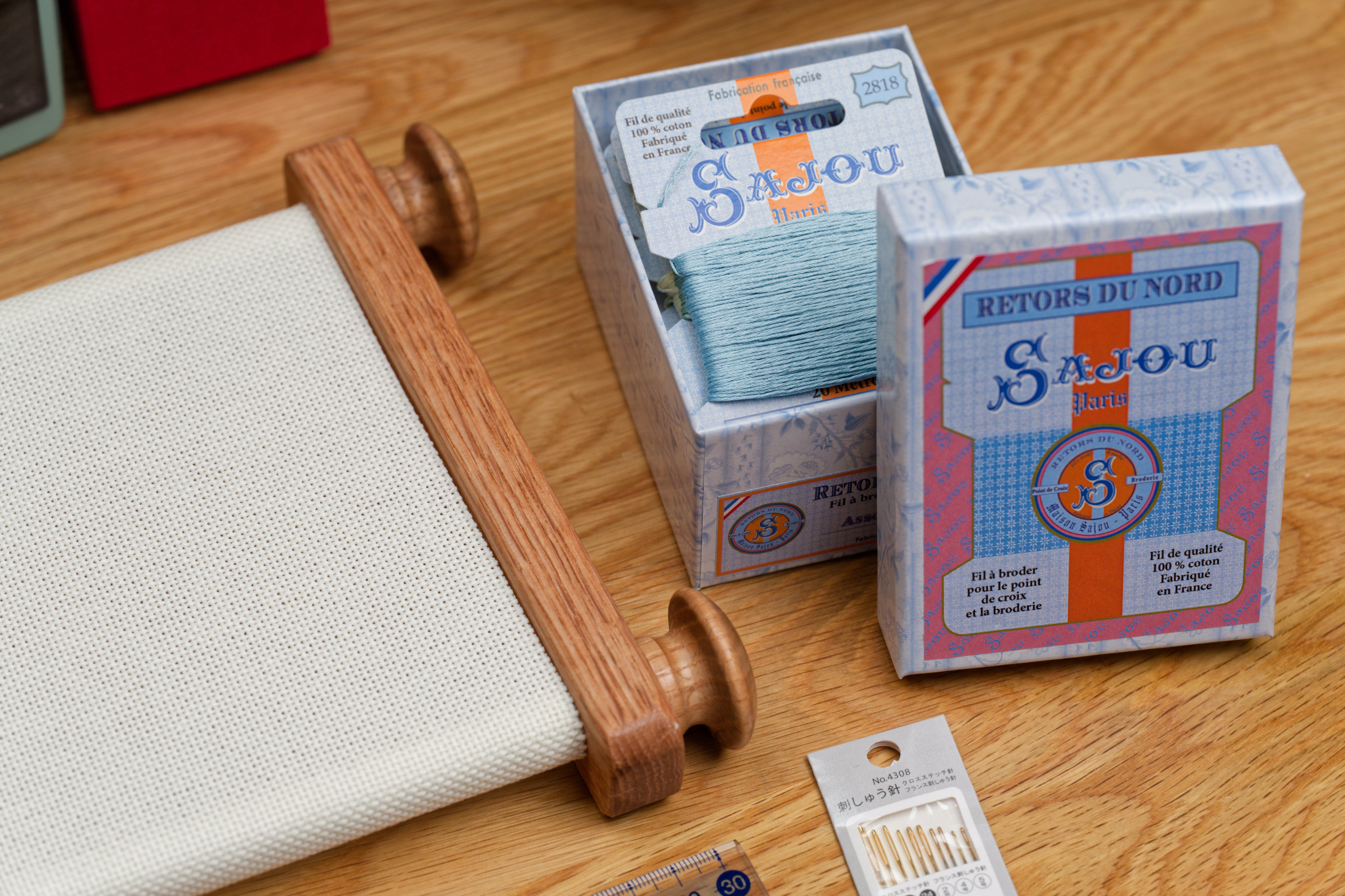 Retors du Nord Embroidery Floss, 12 Pastel Colors