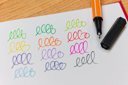 Point 88 Fineliner Pens, Mini Set of 12