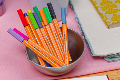 Point 88 Fineliner Pens, Mini Set of 12