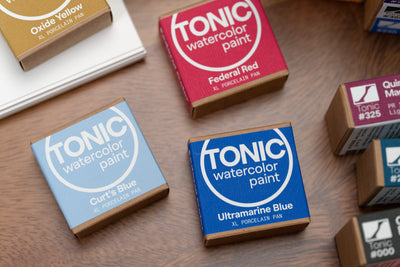Tonic Watercolor, Porcelain Pan, #241 Curt's Blue