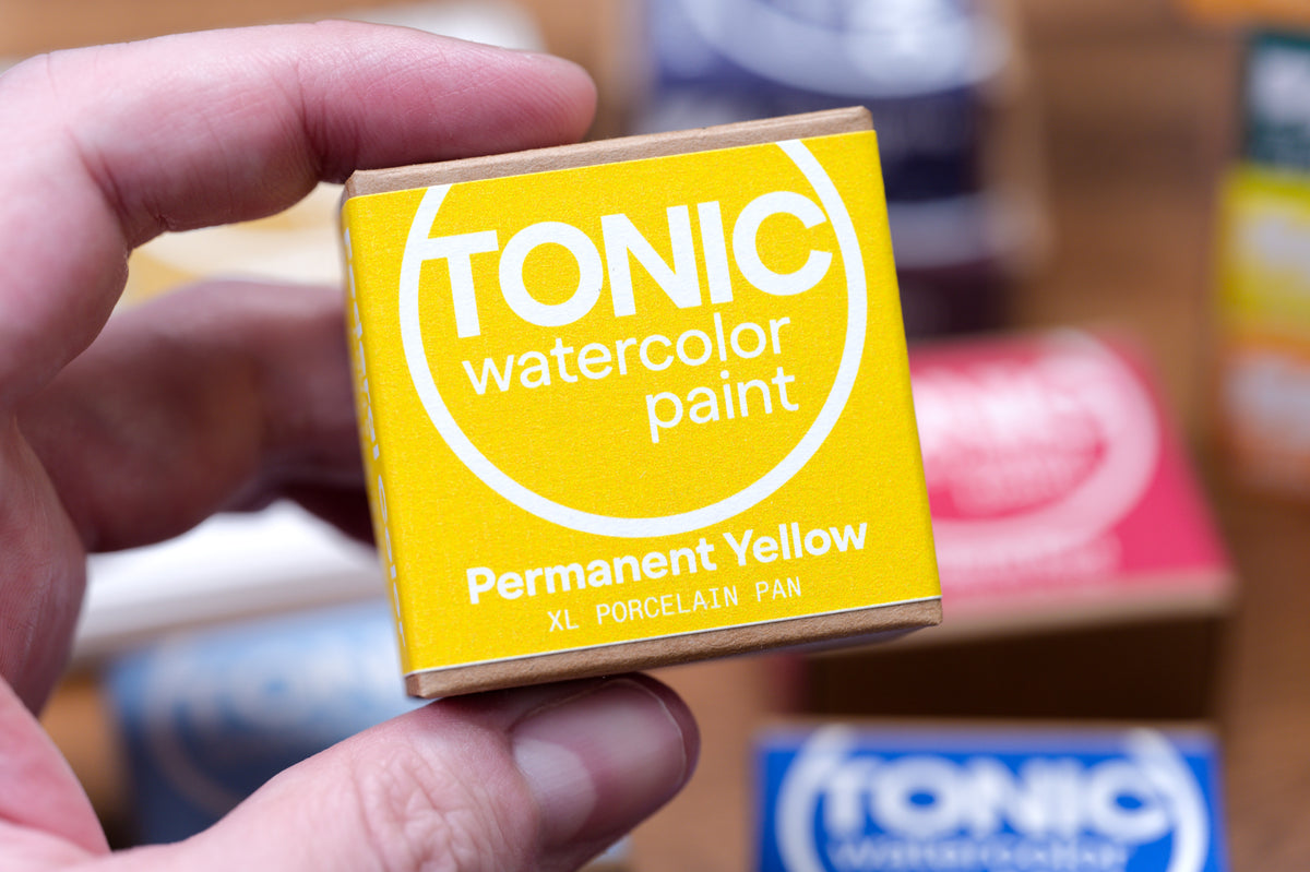 Tonic Watercolor, Porcelain Pan, #241 Curt's Blue