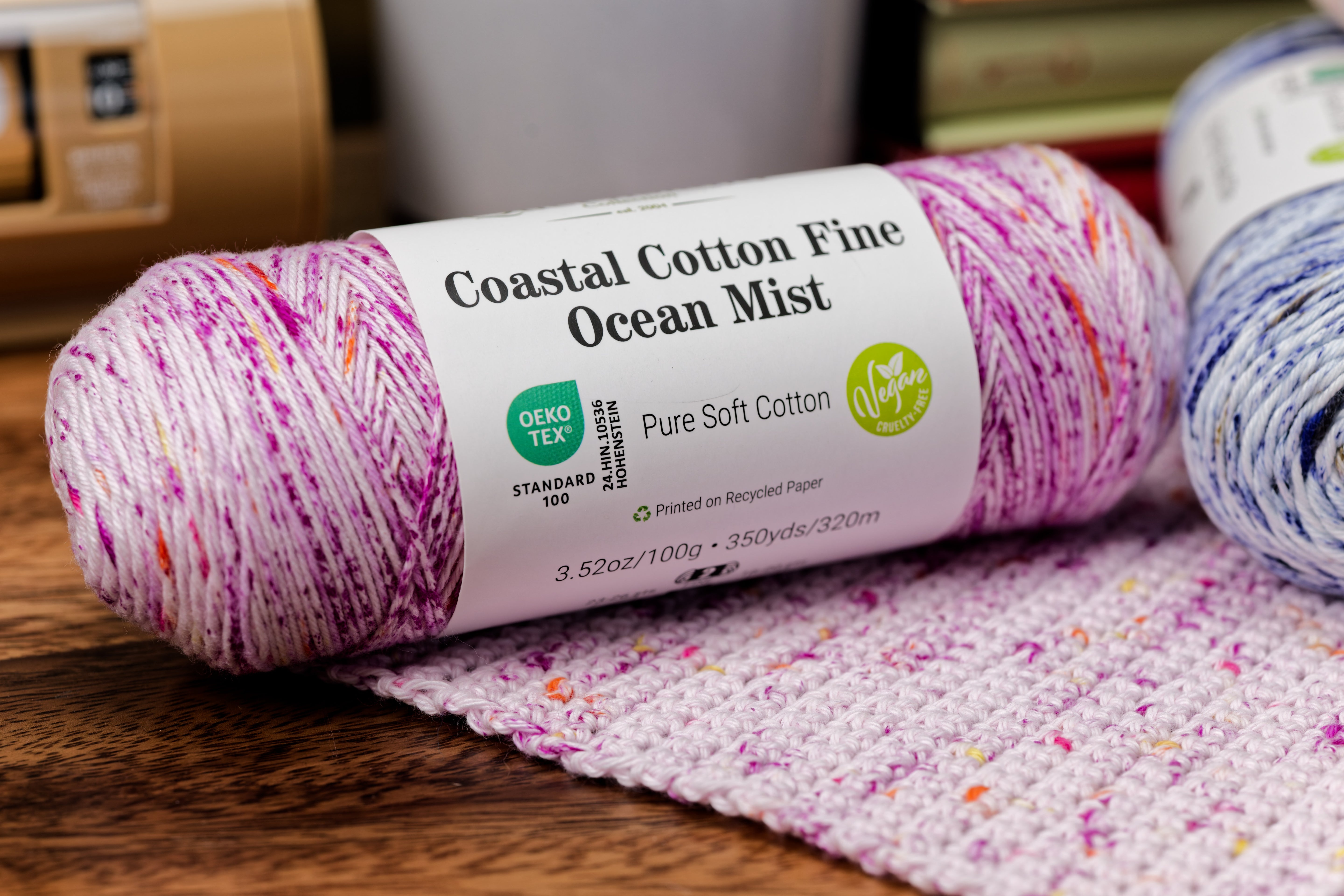 Ocean Mist Fine Cotton Yarn, #4018 Bells Beach