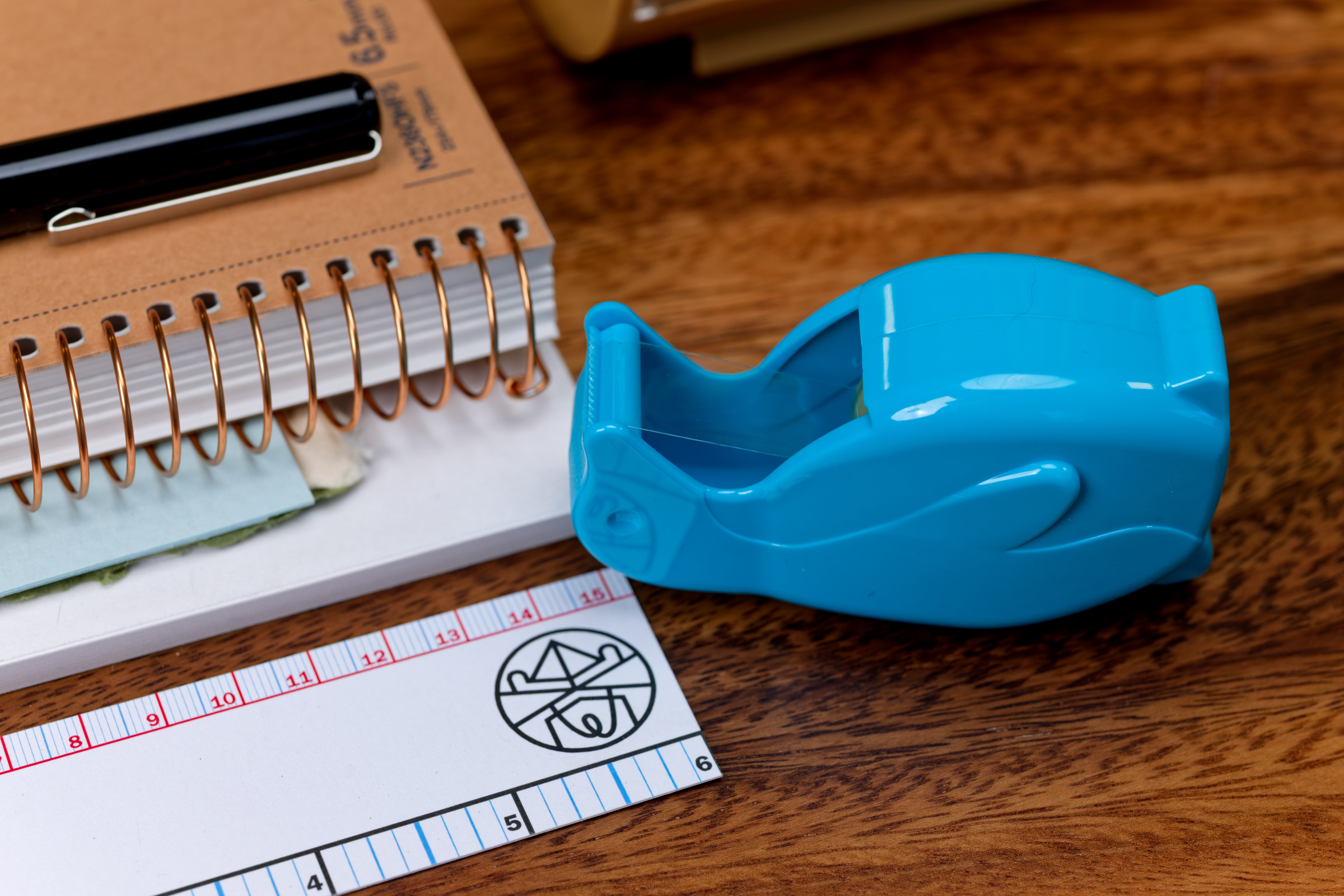 Nichiban Tape Dispenser, Blue Penguin