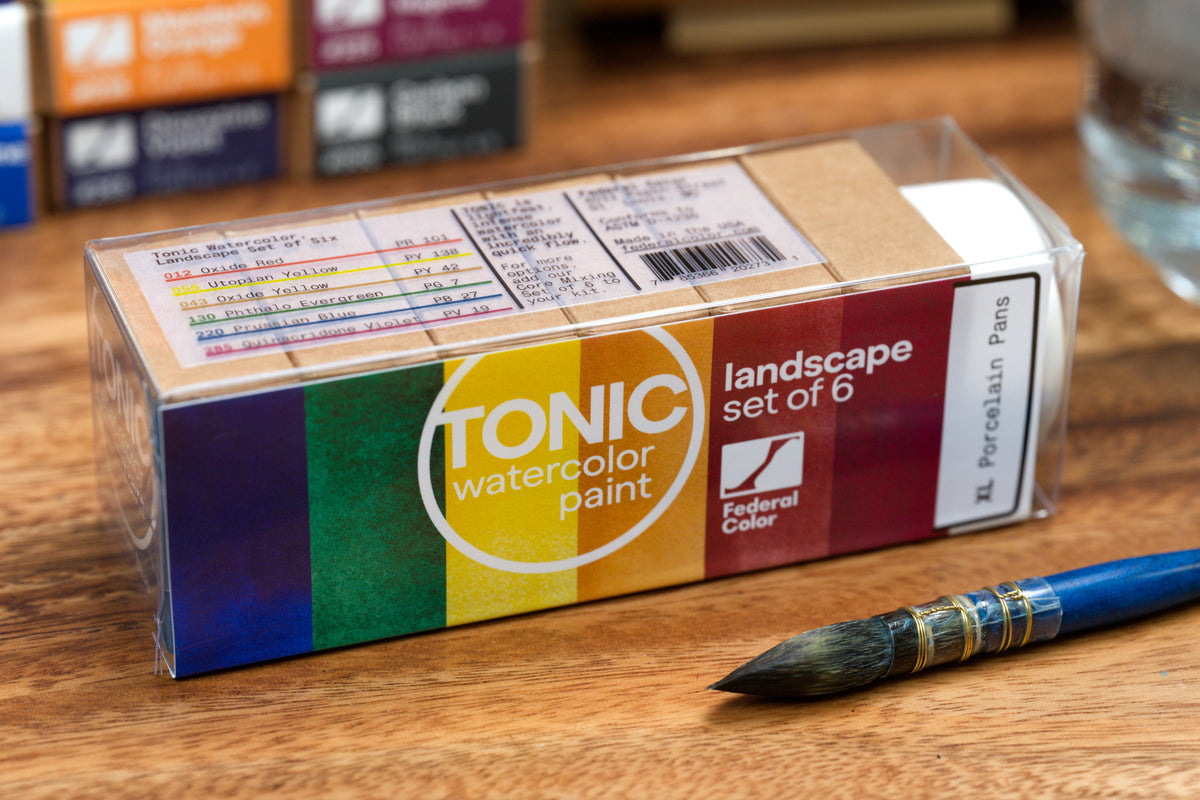 Tonic Watercolor, Landscape Set of 6