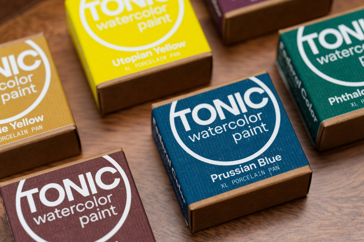 Tonic Watercolor, Landscape Set of 6