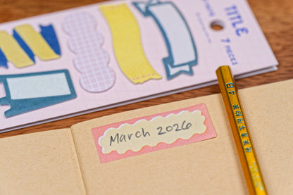 Title & Headline Sticky Note Set