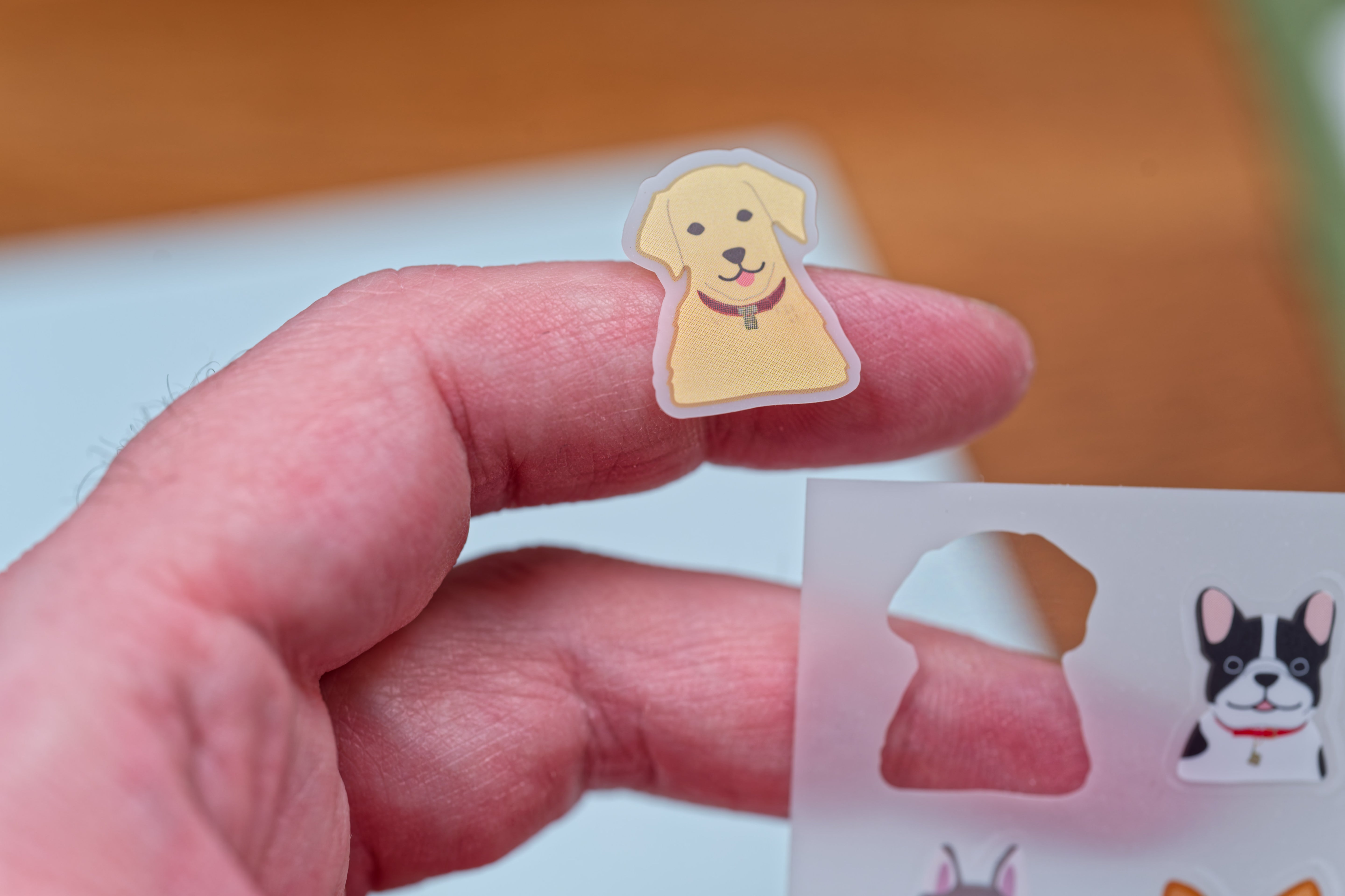 Die-Cut Animal Sticker Sheet (Dogs)