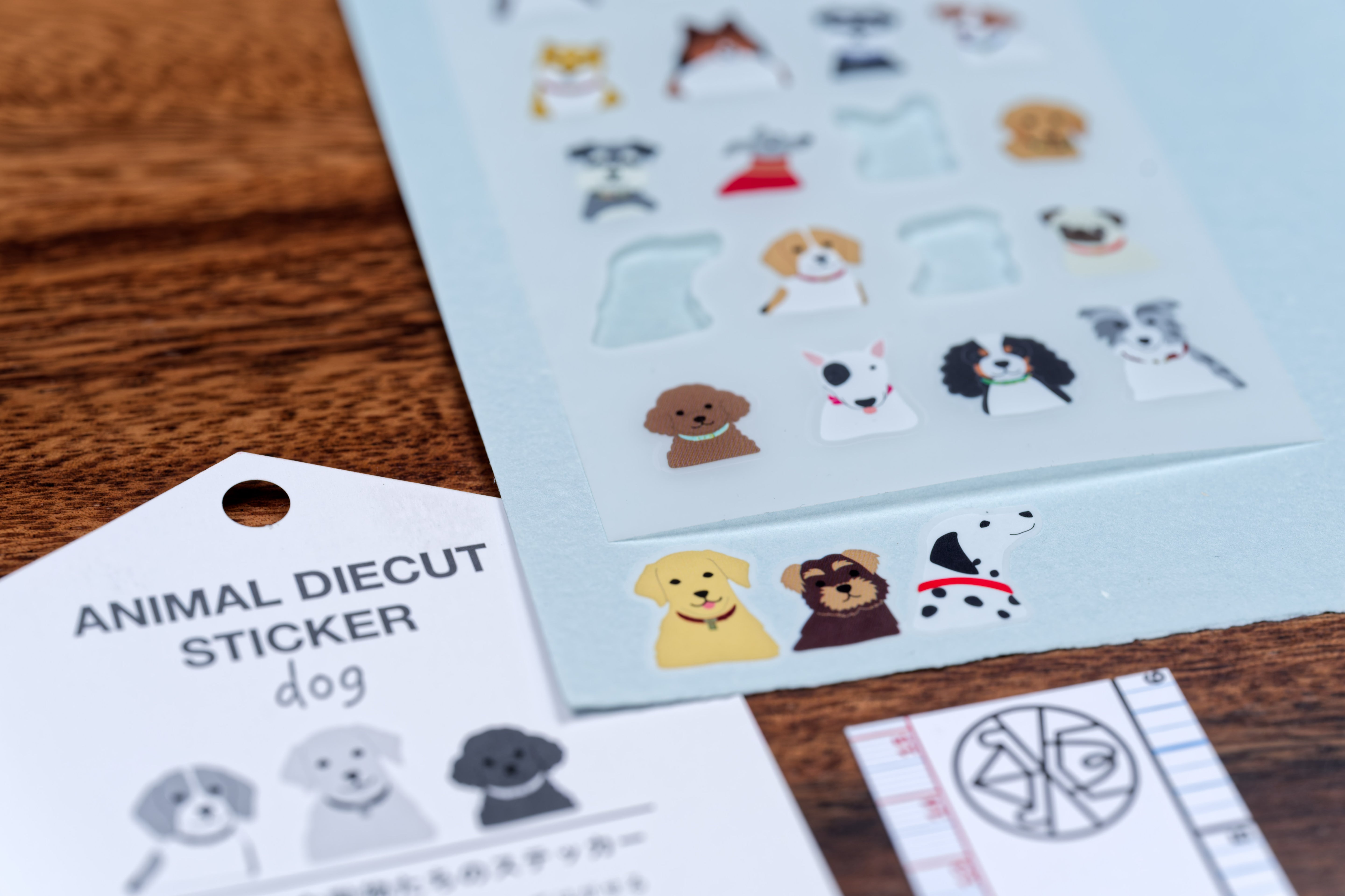 Die-Cut Animal Sticker Sheet (Dogs)