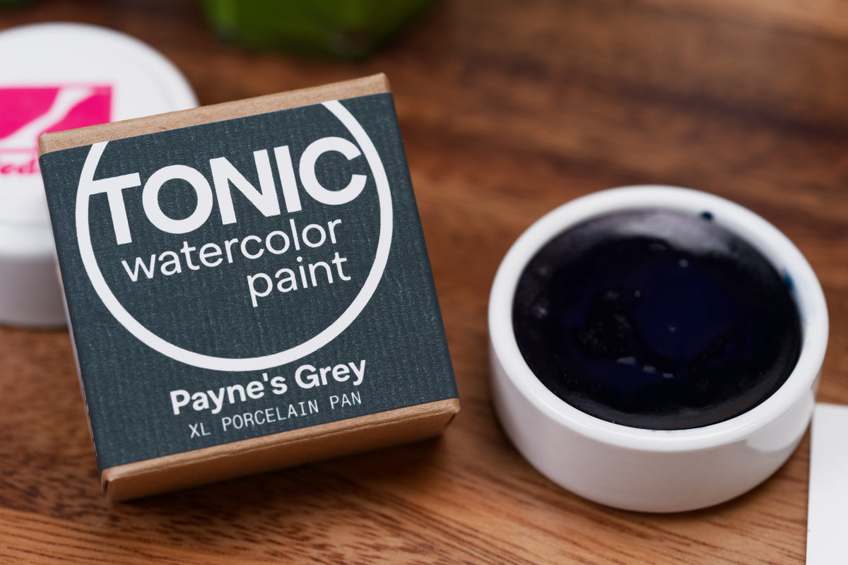 Tonic Watercolor, Porcelain Pan, #094 Payne's Grey
