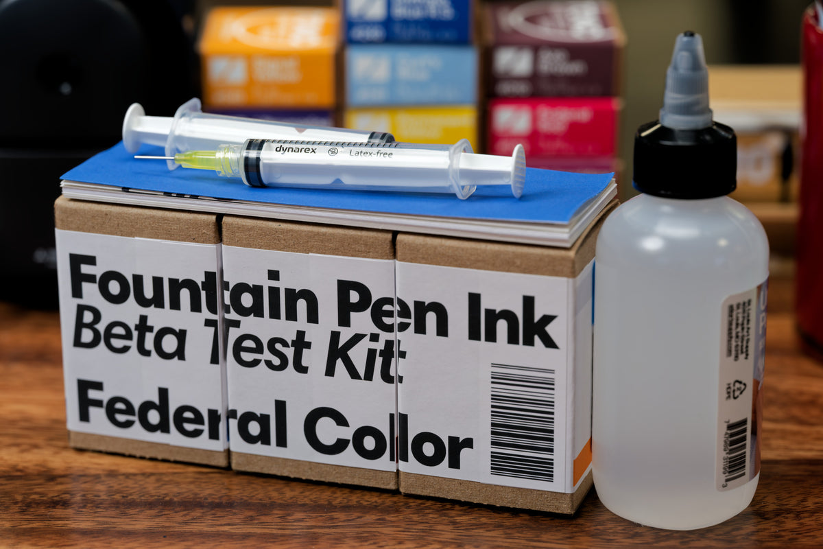 Federal Fountain Pen Ink — Beta Test Kit