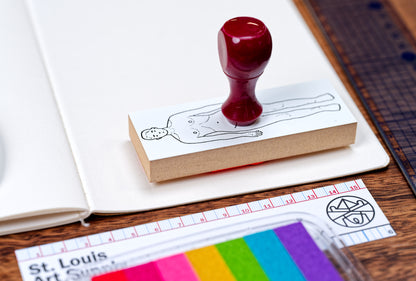 Human Body Stamp, 3.6"