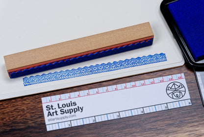 Lace Border Stamp, 6.3"