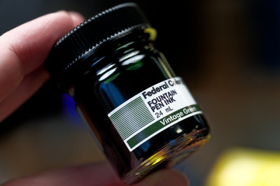 Federal Fountain Pen Ink, 24 mL, Vintage Green