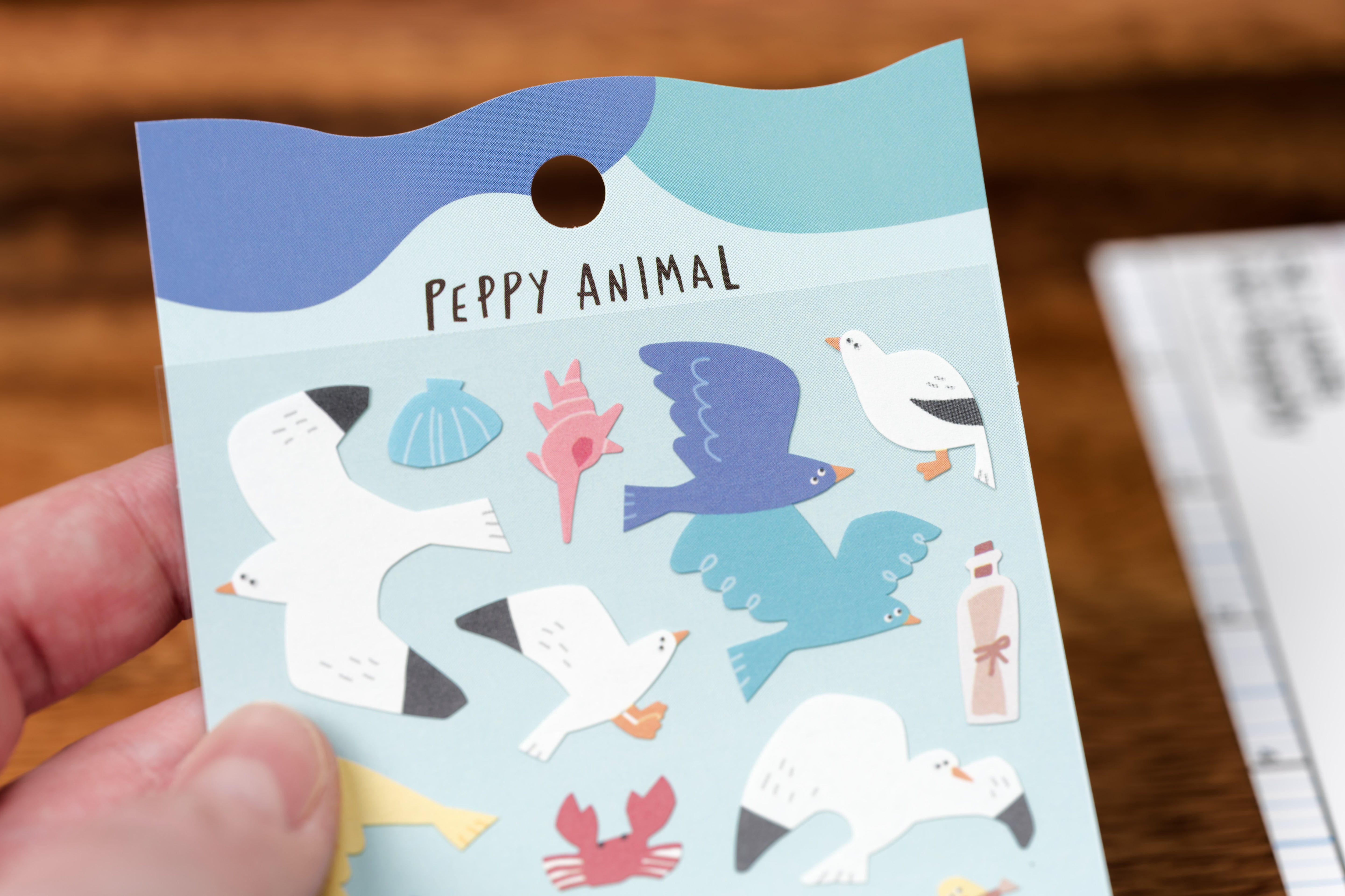 Peppy Animals Sticker Sheet — Sea Birds