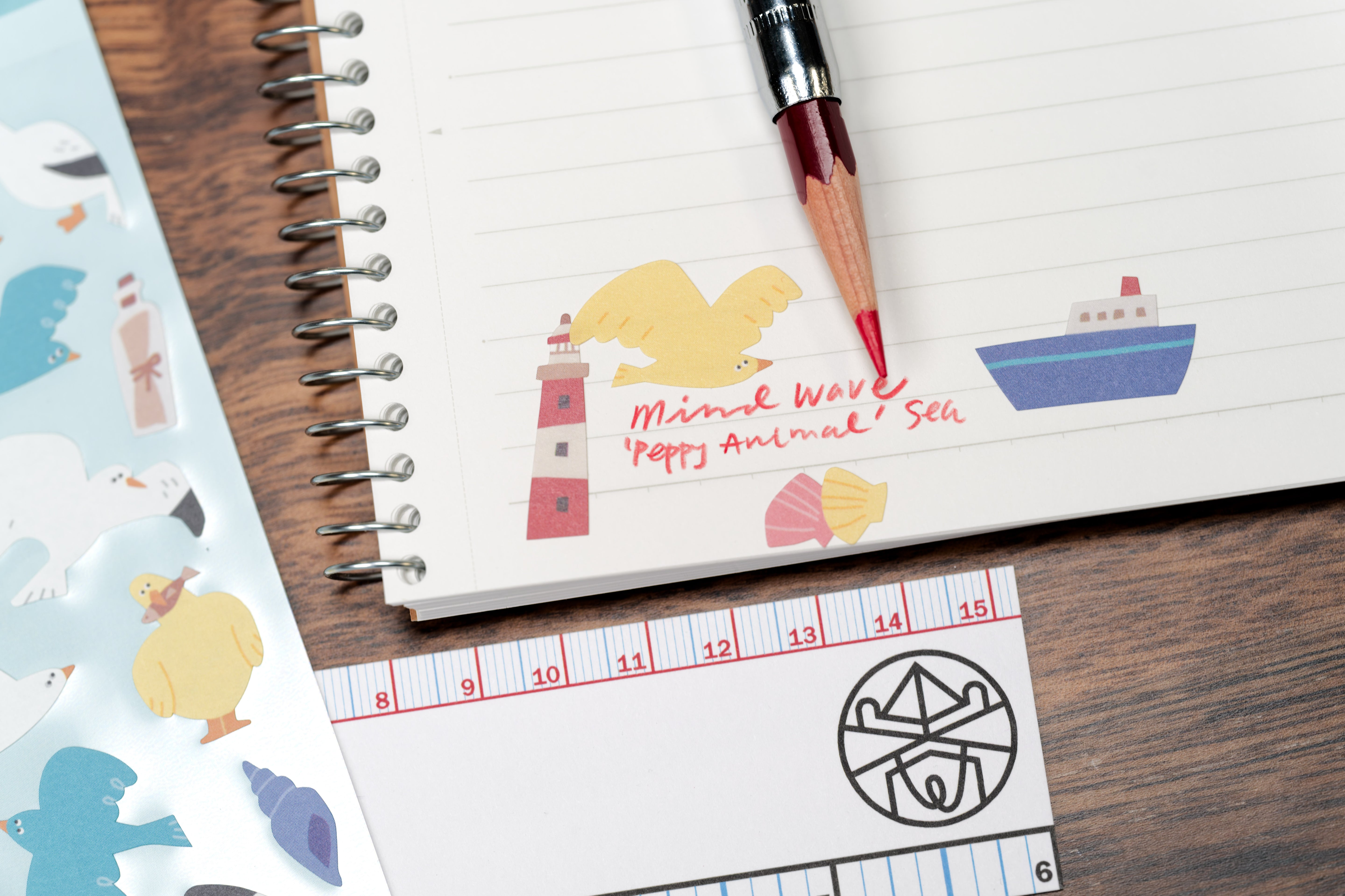 Peppy Animals Sticker Sheet — Sea Birds