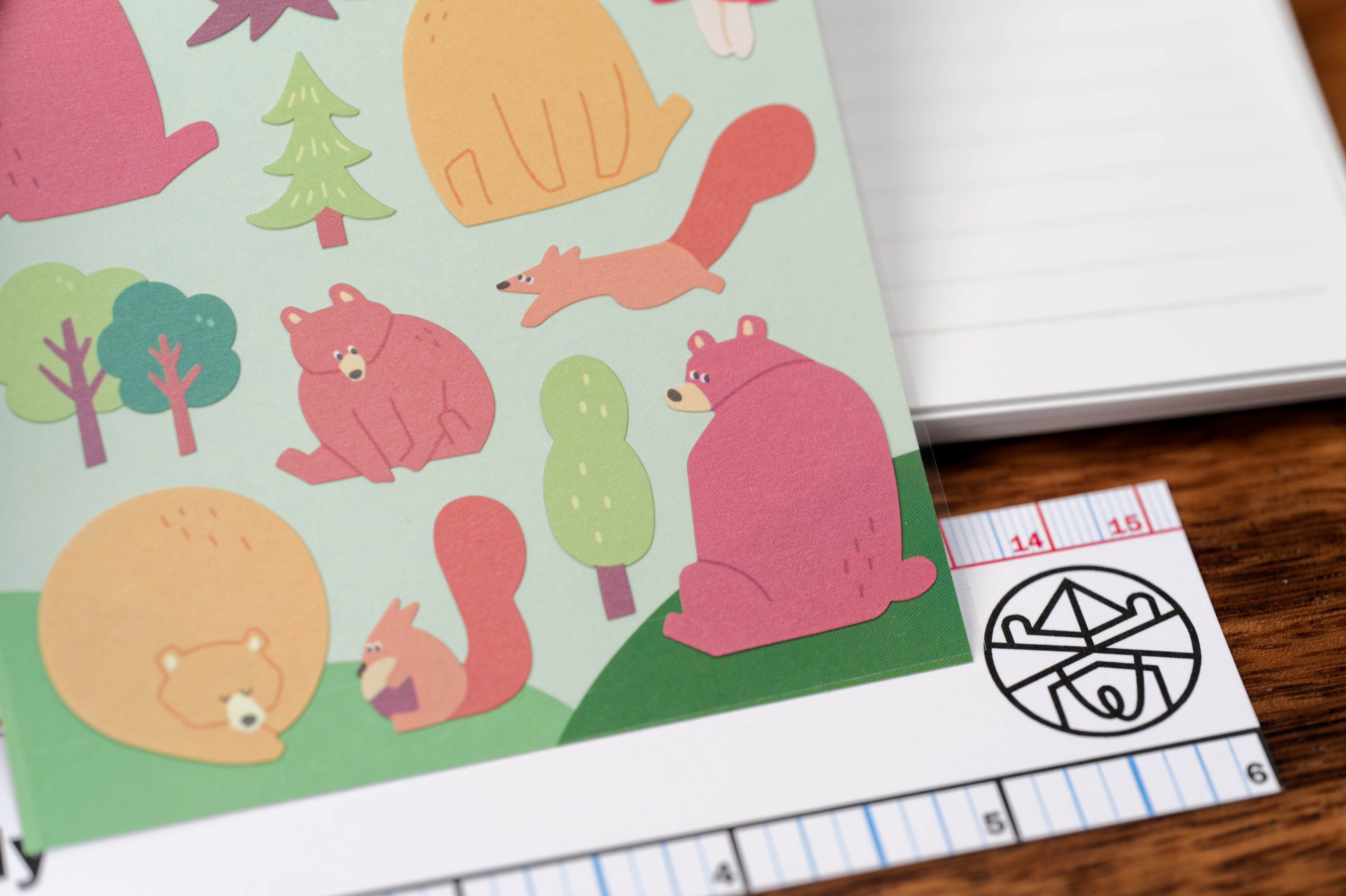 Peppy Animals Sticker Sheet — Bears