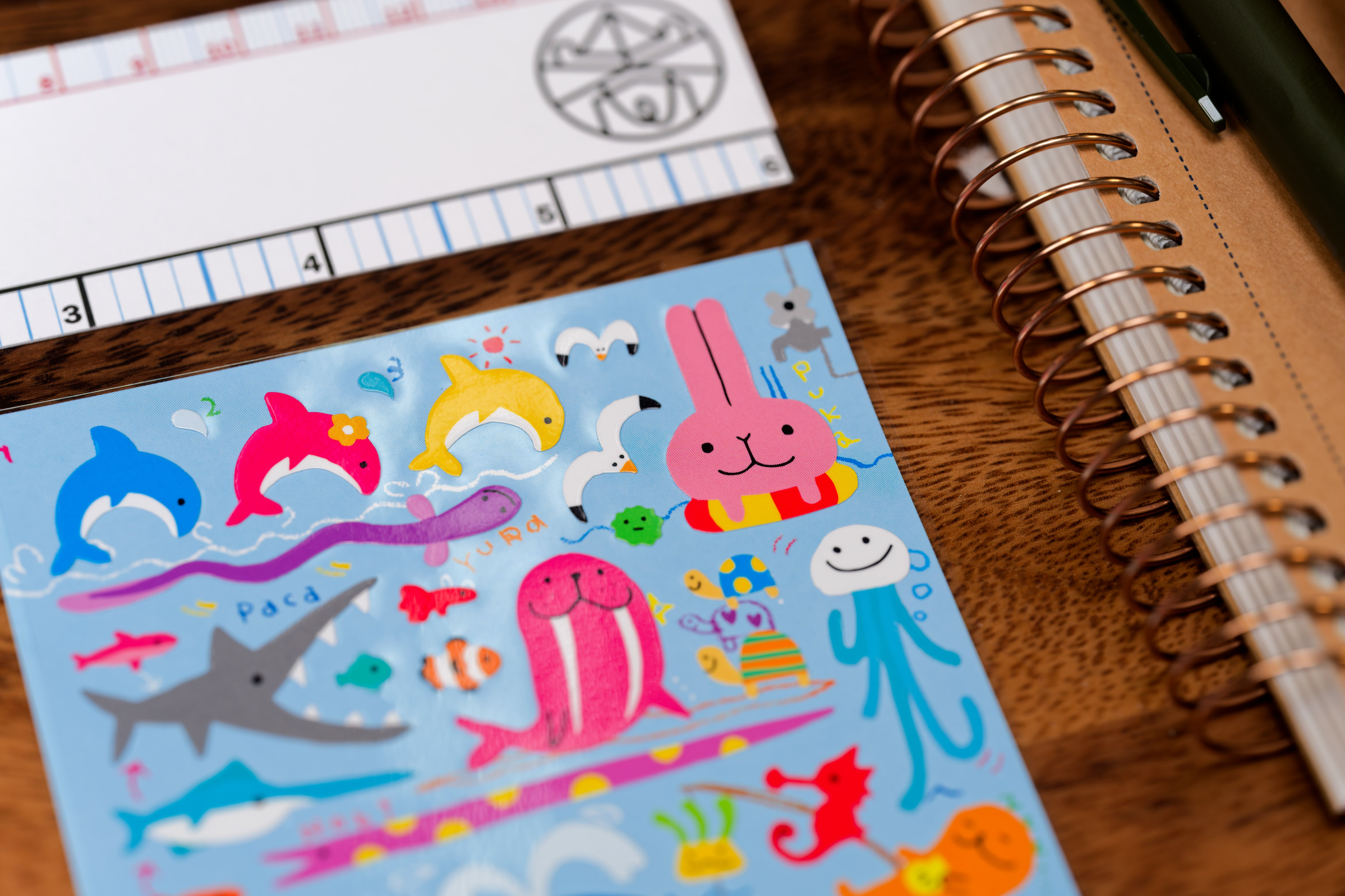 Ocean Creatures Sticker Sheet