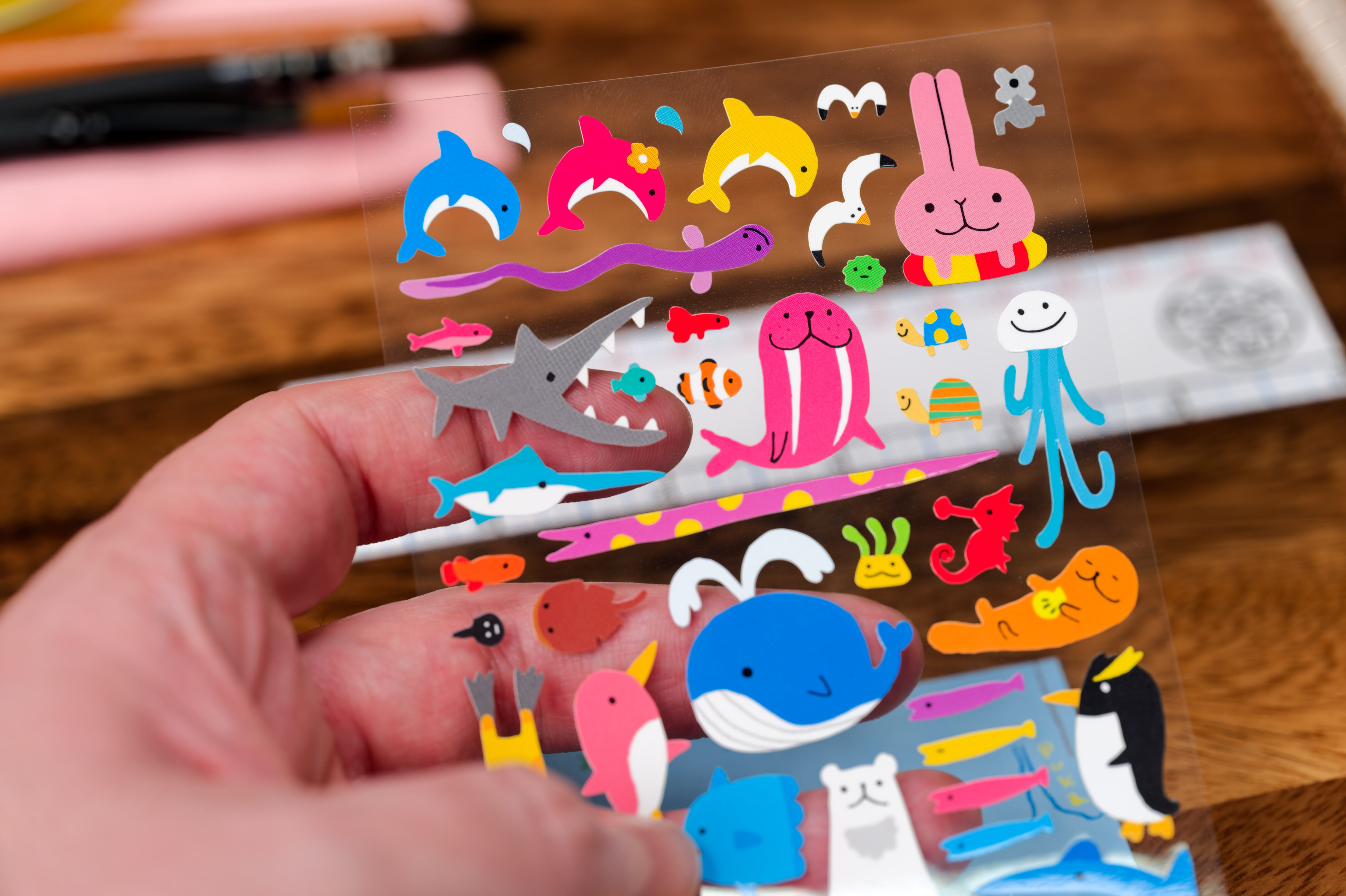 Ocean Creatures Sticker Sheet