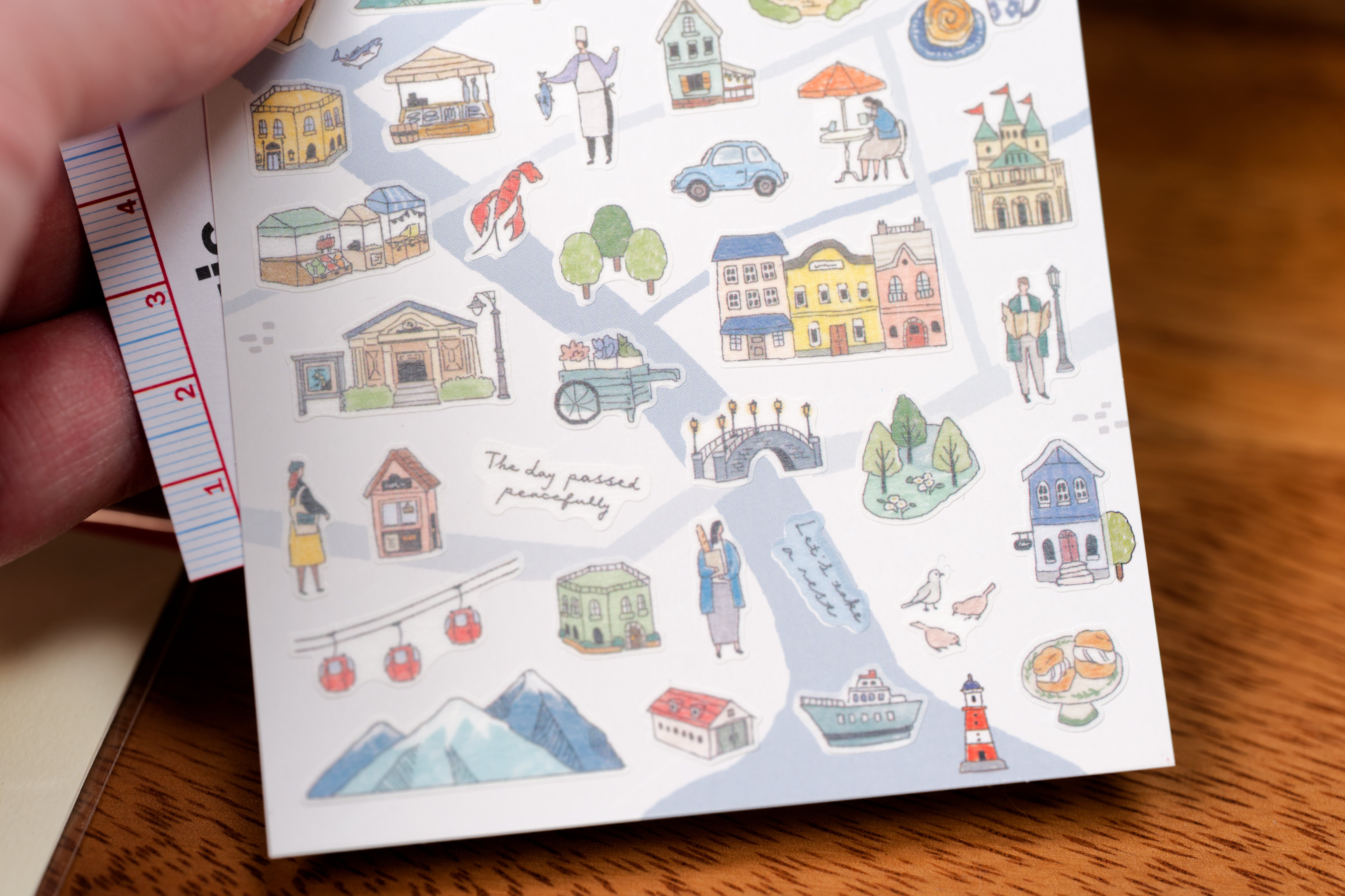 Snowy City Sticker Sheet