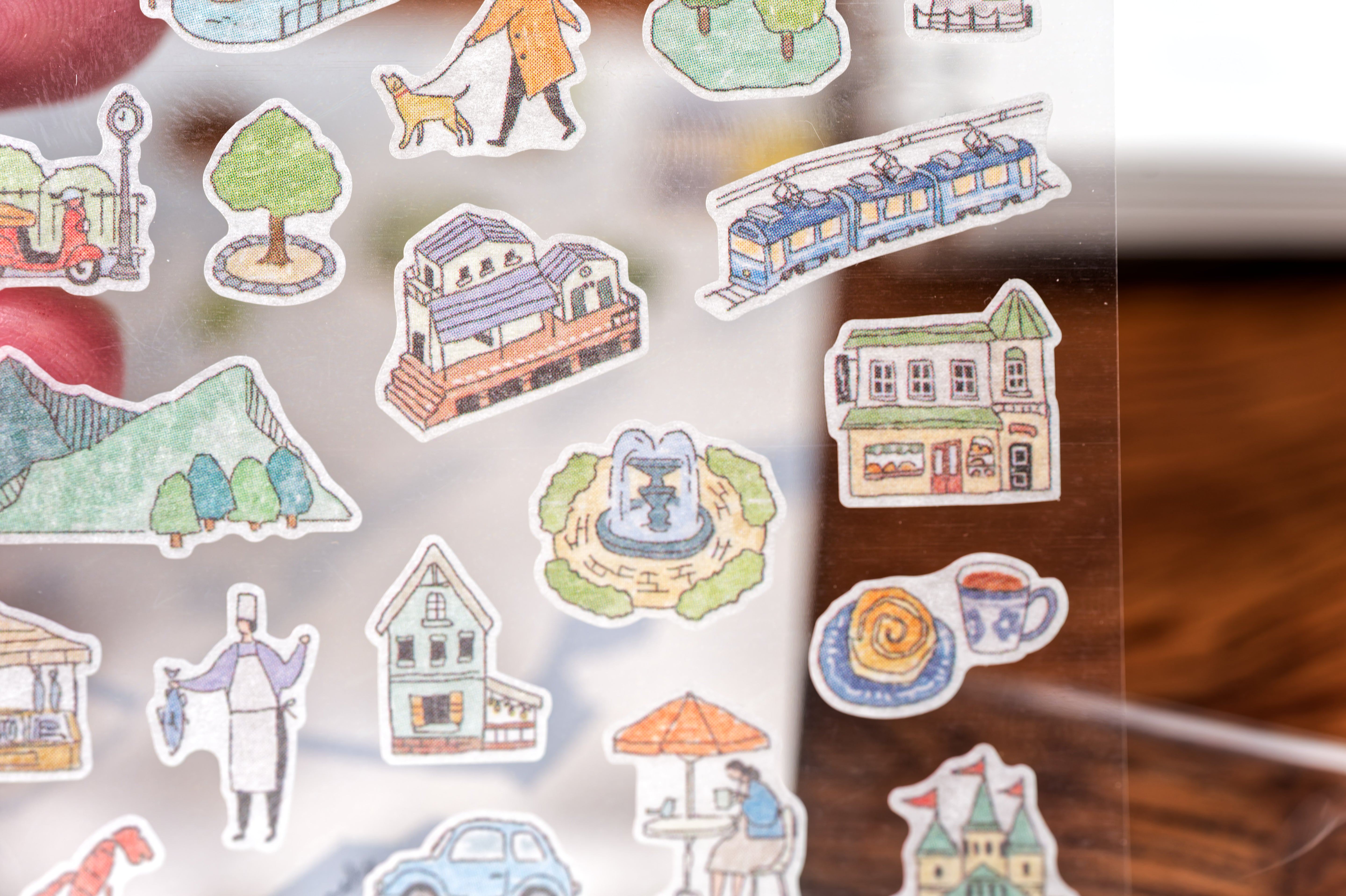 Snowy City Sticker Sheet