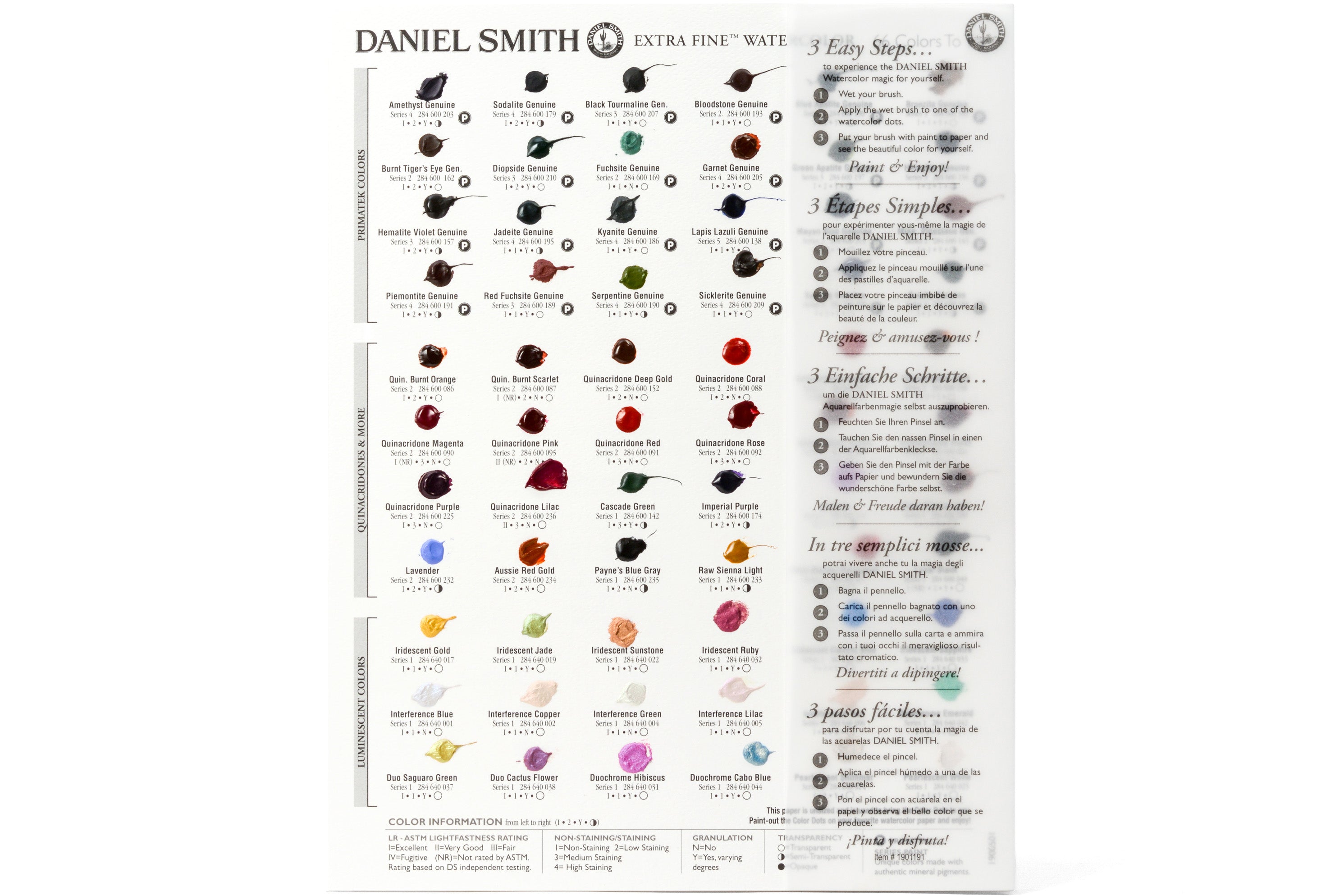 Extra Fine Watercolor Dot Card, 66 Colors