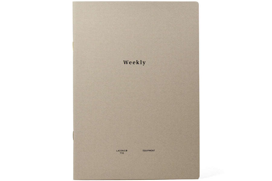 Laconic Style Notebook: Weekly