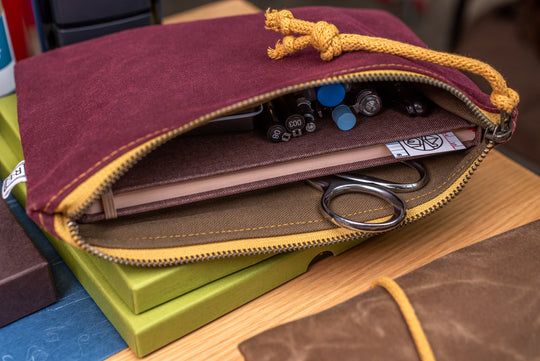 Everyday Carry Pouch, Burgundy