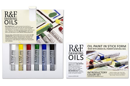 R&F Drawing Oils, Introductory Set of 6