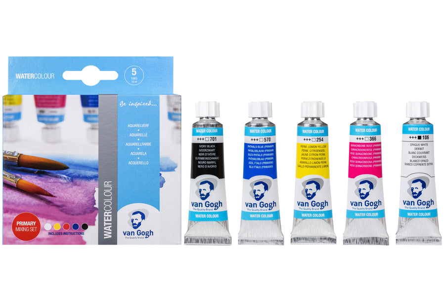 Van Gogh Watercolor, 10 mL, Starter Set of 5