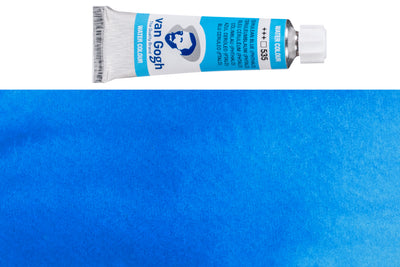 Van Gogh Watercolor, 10 mL, #535 Cerulean Blue Phthalo