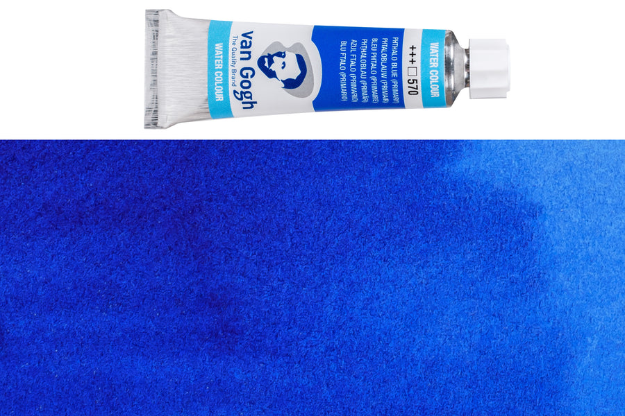 Van Gogh Watercolor, 10 mL, #570 Phthalo Blue