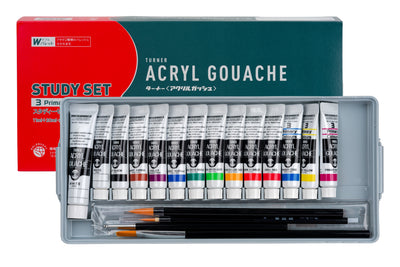 Turner Acryl Gouache, Modern Primaries Study Set