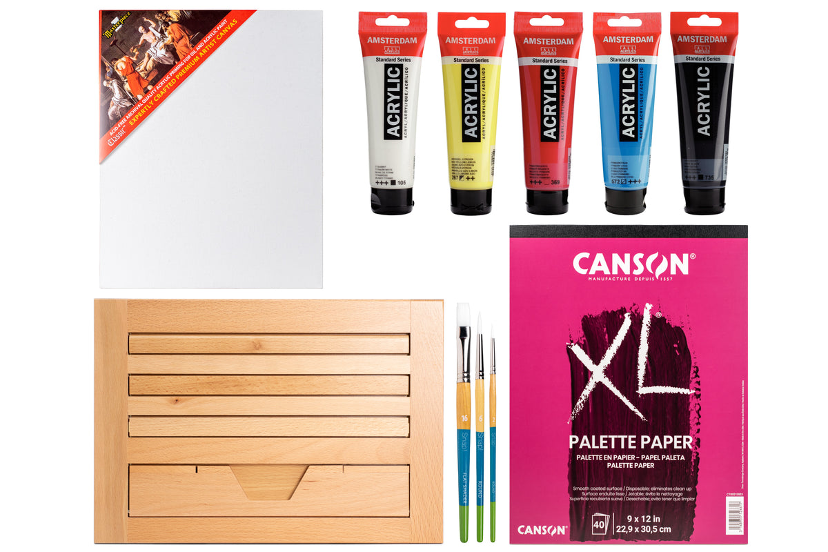 Desktop Studio: Acrylic Painting Bundle – St. Louis Art Supply
