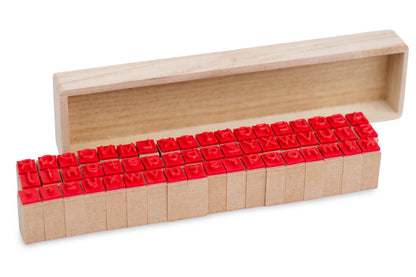 Alphabet Stamp Set, 54 Pieces