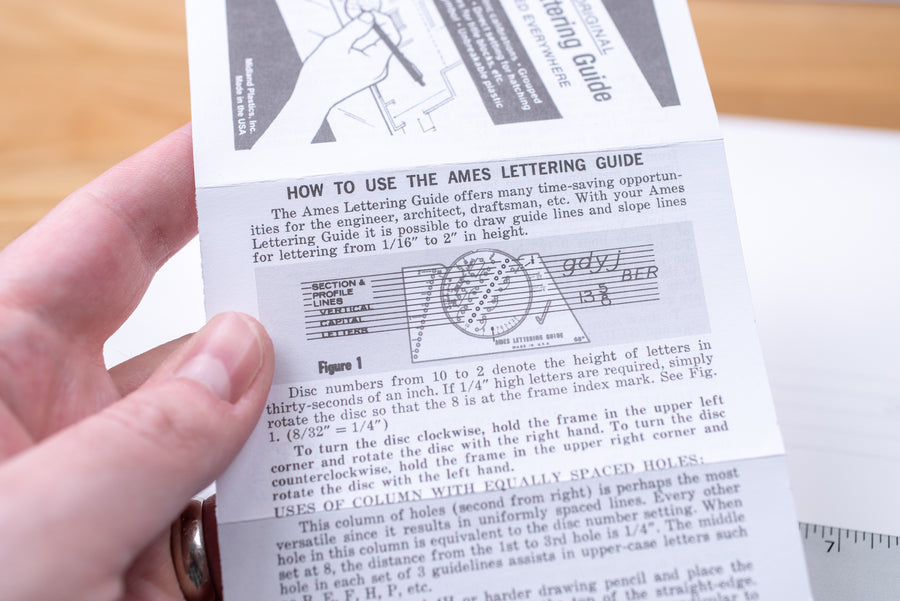 Staedtler Ames Lettering Guide – St. Louis Art Supply