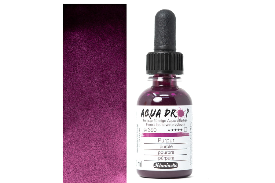 Aqua Drop Liquid Watercolors, #390 Purple