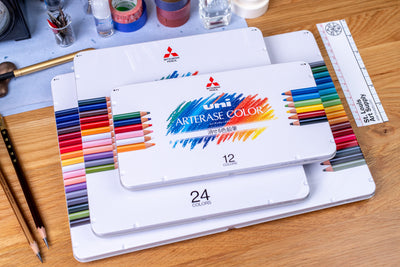 Uni Arterase Colored Pencils, Set of 12