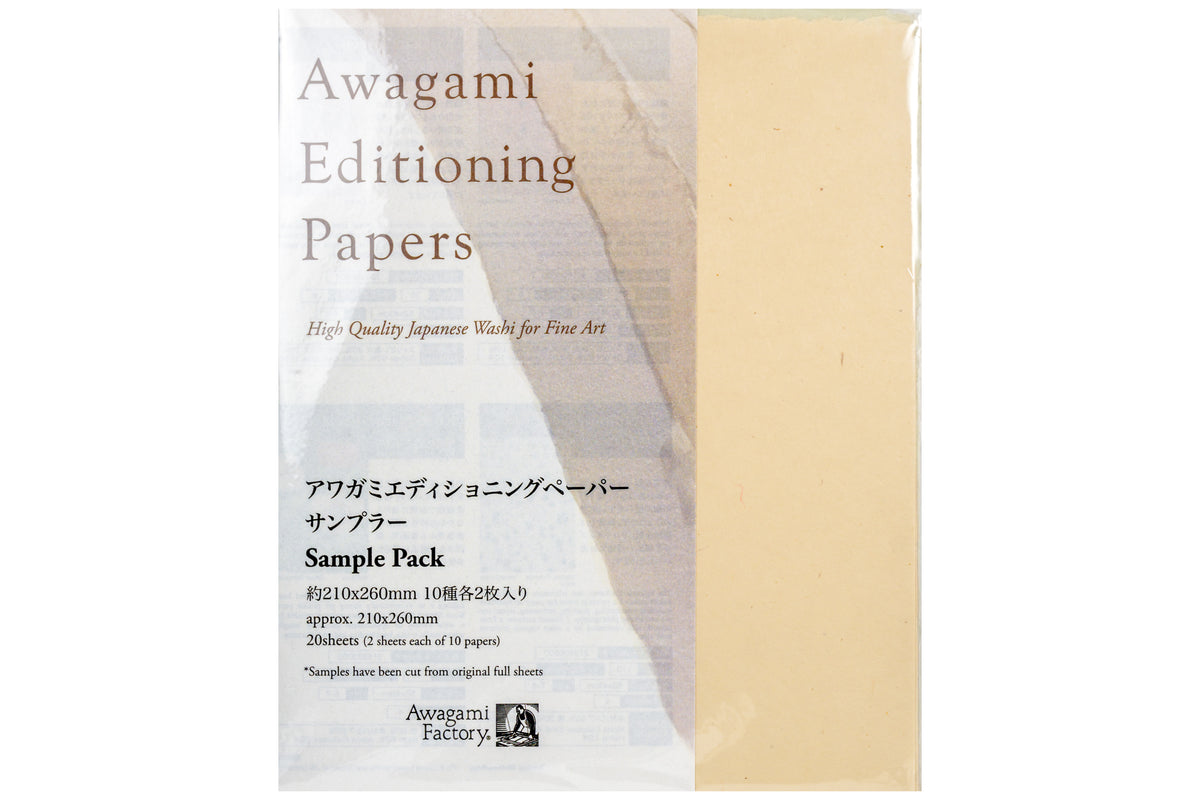 Awagami Editioning Papers, 20-Sheet Variety Pack – St. Louis Art Supply