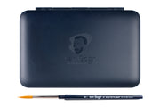 Van Gogh Empty Watercolor Box, 12 Slots + Travel Brush (Midnight Blue)