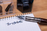Murano Pale Blue Glass Pen Set