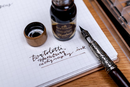 Murano Black Glass Pen Set