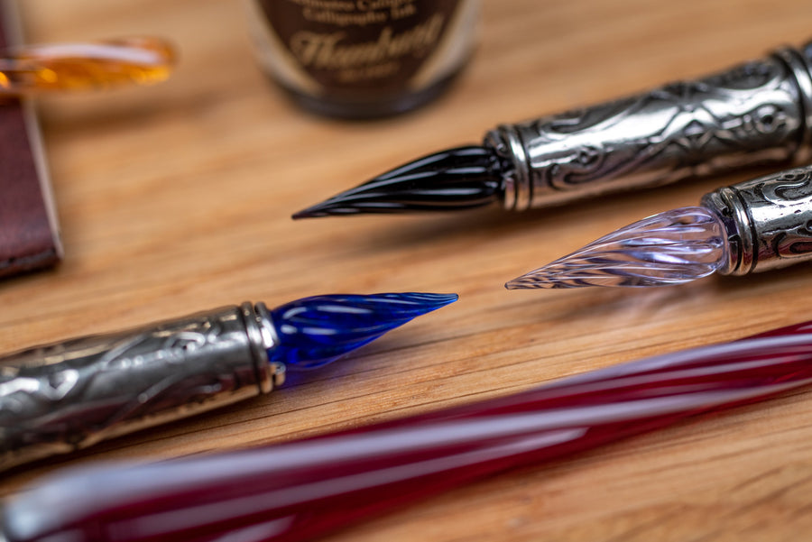 Orseolo Glass Pen Set, Black